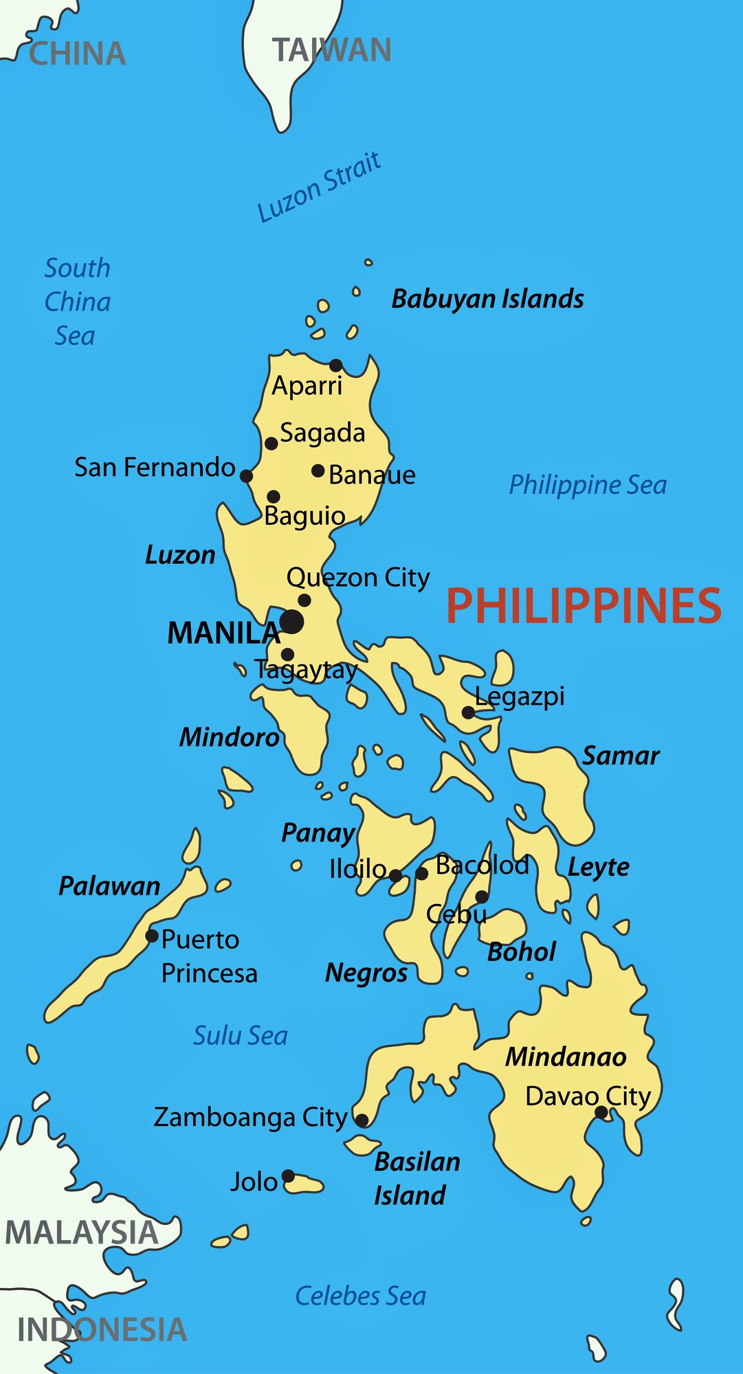 Carte Des Philippines Voyage Carte Plan Freeprintable Me
