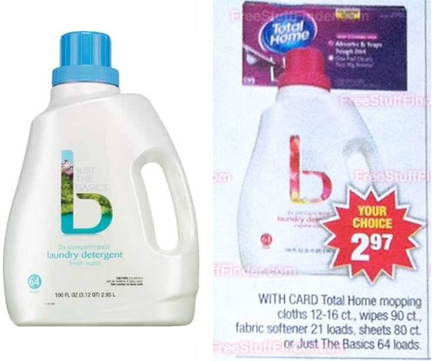  0 05 Per Load Just The Basics Laundry Detergent At CVS Free Stuff Finder