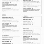 009 Free Printable Blank Restaurant Menu Templates Template Throughout