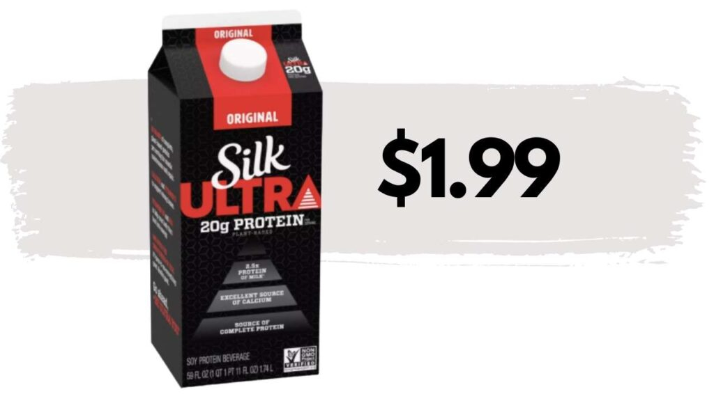  1 99 Silk Ultra Protein Soy Milk With New Printable Southern Savers