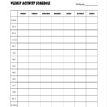 10 Activity Schedule Examples In Google Docs MS Word Pages PDF