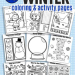 10 Free Printable Winter Coloring Activity Pages Winter Activities