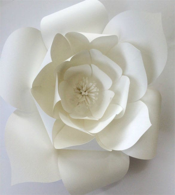 10 Paper Flower Templates Free Sample Example Format Download 