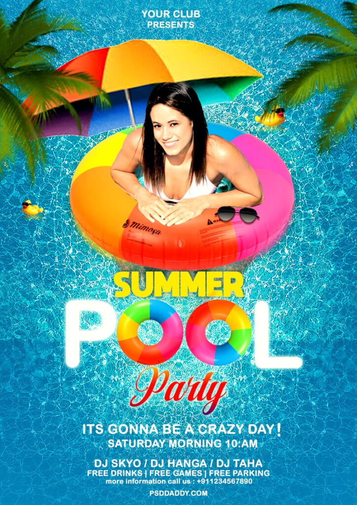 10 Pool Party Flyer Designs Design Trends Premium Psd Vector 