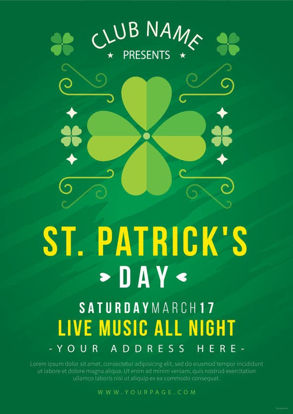 10 St Patricks Day Flyer Templates PSD AI Free Premium