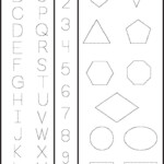 123 Tracing Worksheets Preschool Shape Tracing Worksheets Tracing