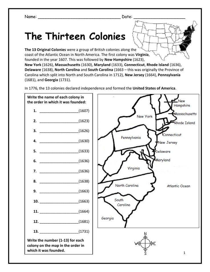 13 Colonies United States Of America Teaching Resources Social ...