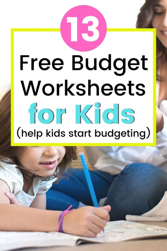 13 Kid s Budget Worksheets Plus Sample Budget Template For Teenagers 