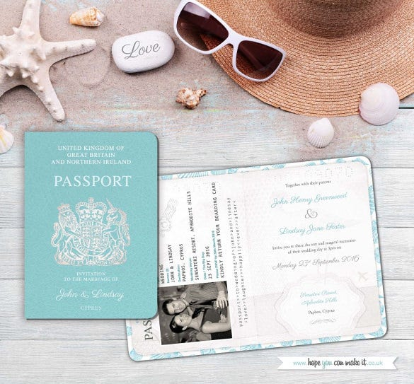 13 Passport Invitation Templates Free PSD Vector EPS AI Format 