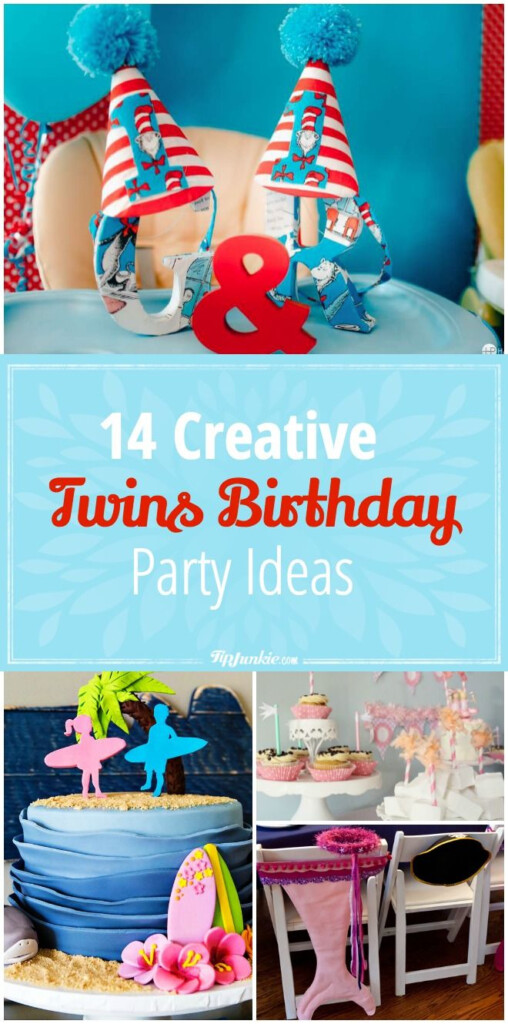 14 Creative Twins Birthday Party Ideas Twin Birthday Parties Twin 