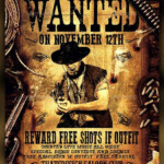 14 Western Wanted Poster Free Printable Word Pdf Psd Vector Template
