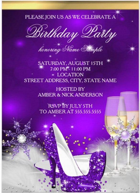 15 Adult Birthday Invitation Templates PSD Vector EPS AI Format 