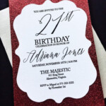 15 Fresh Simple Invitation Card For Birthday Photograph 21st Birthday