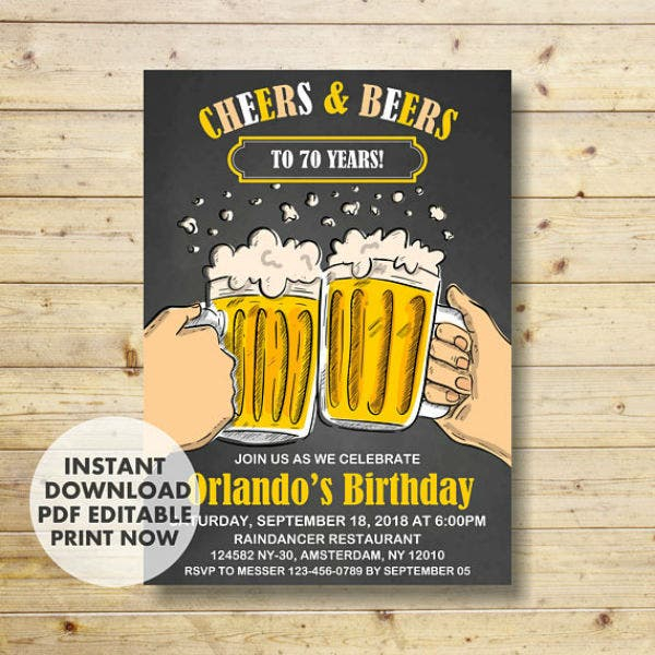 15 Golden Birthday Card Templates Free Premium Templates