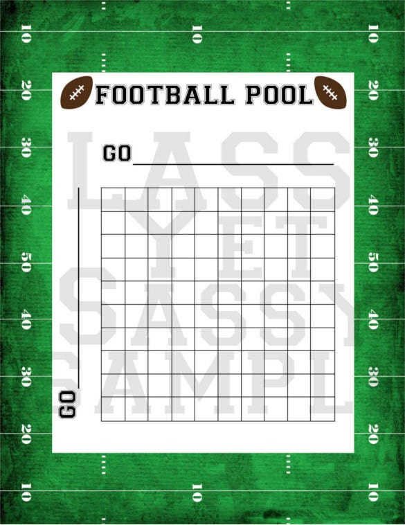 17 Football Pool Templates Word Excel PDF Free Premium Templates