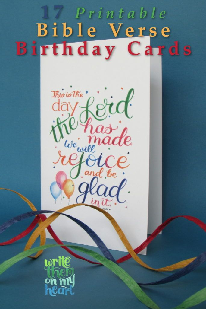 17 Printable Bible Birthday Cards Write Them On My Heart Christian 