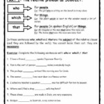 18 Relative Pronoun Worksheets Relative Pronouns Pronoun Worksheets