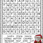 1st Grade Word Search Best Coloring Pages For Kids Christmas Word