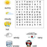 1st Grade Word Search Best Coloring Pages For Kids Weather