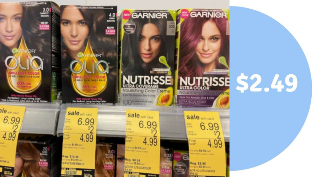  2 49 Garnier Hair Color At Walgreens Southern Savers
