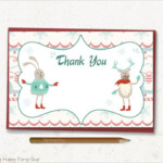 20 Christmas Thank You Cards To Download Sample Templates