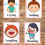 20 Emotions Feelings Flashcards Nursery Preschool Toddler Etsy