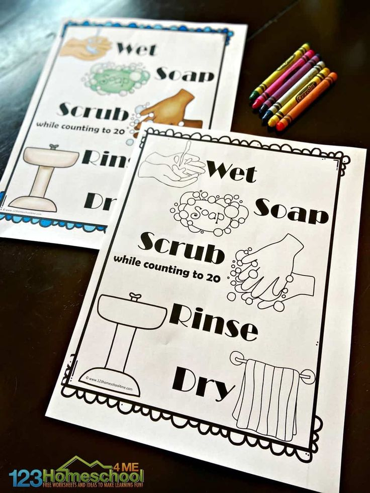 20 Free Hand Washing Printables In 2020 Hand Washing Kids Hand