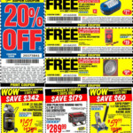 20 Off A Single Item More At Harbor Freight Tools Or Online Via