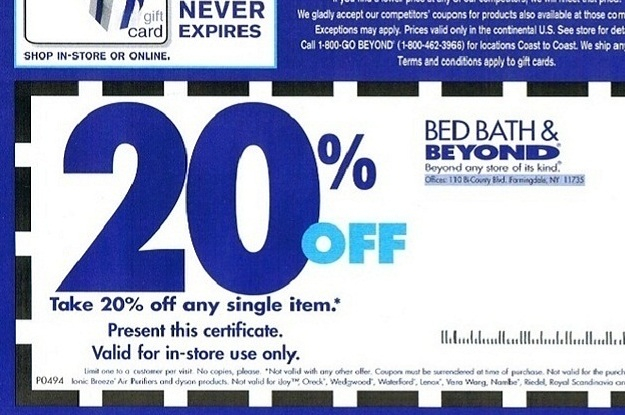 20 Things You Need To Know About Those Famous Bed Bath Beyond Coupons 