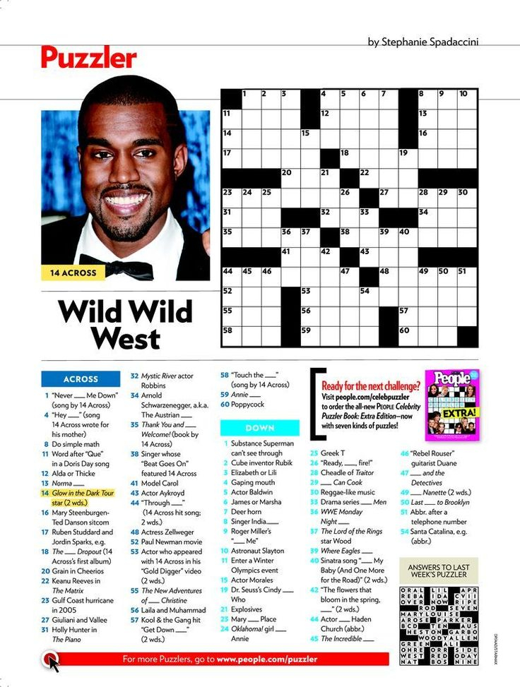 Star Magazine Crossword Puzzle Printable FreePrintable me