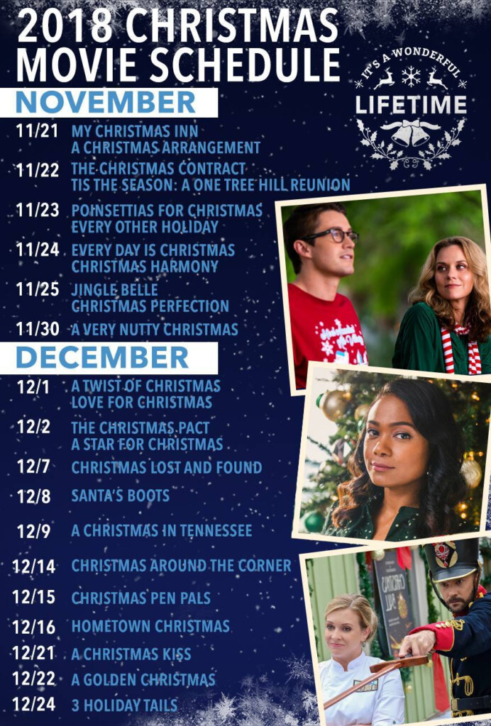Christmas Movie Schedule 2023 Printable FreePrintable.me