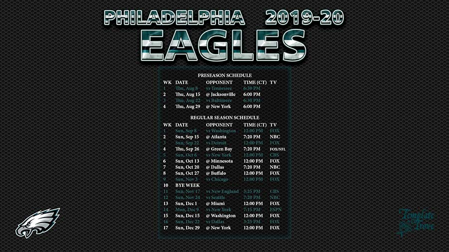 Washington Football Team Schedule 2023 Printable FreePrintable.me