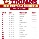 2019 USC Trojans Football Schedule Oklahoma Football Usc Trojans