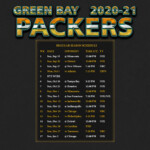 2020 2021 Green Bay Packers Wallpaper Schedule