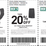 2020 Dicks Sporting Goods Printable Coupons Online And Printable Coupons