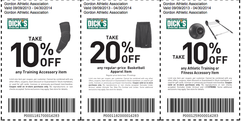 2020 Dicks Sporting Goods Printable Coupons Online And Printable Coupons