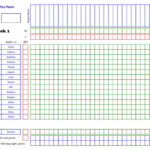 2020 NFL Football Pool Master Sheet Week One Football Pool Football