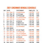 2021 2022 Cincinnati Bengals Lock Screen Schedule For IPhone 6 7 8 Plus