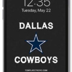 2021 2022 Dallas Cowboys Lock Screen Schedule For IPhone 6 7 8 Plus