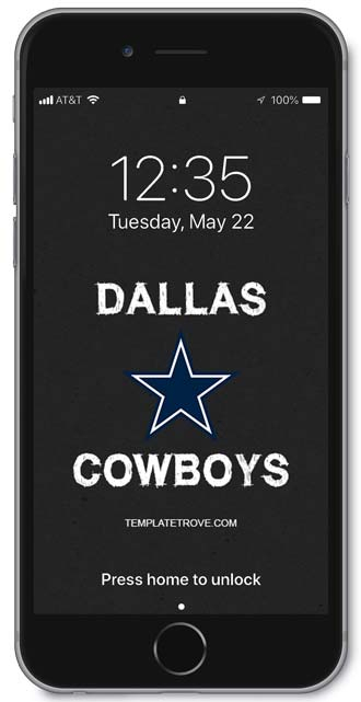 2021 2022 Dallas Cowboys Lock Screen Schedule For IPhone 6 7 8 Plus