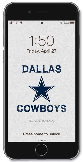 2021 2022 Dallas Cowboys Lock Screen Schedule For IPhone 6 7 8 Plus