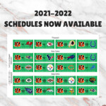 2021 2022 Football Schedule Planner Stickers Etsy