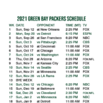 2021 2022 Green Bay Packers Lock Screen Schedule For IPhone 6 7 8 Plus