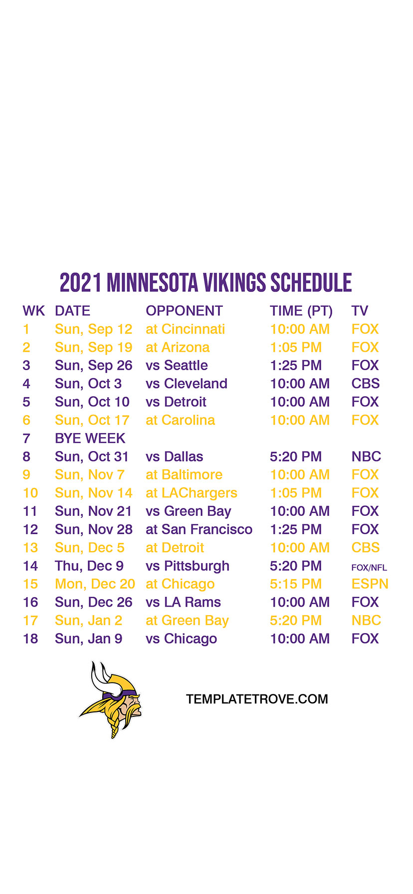 Vikings Schedule Release 2024 Allsun Mariel