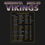 2022 2023 Minnesota Vikings Wallpaper Schedule