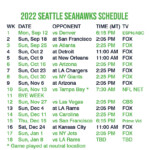 2022 2023 Seattle Seahawks Lock Screen Schedule For IPhone 6 7 8 Plus