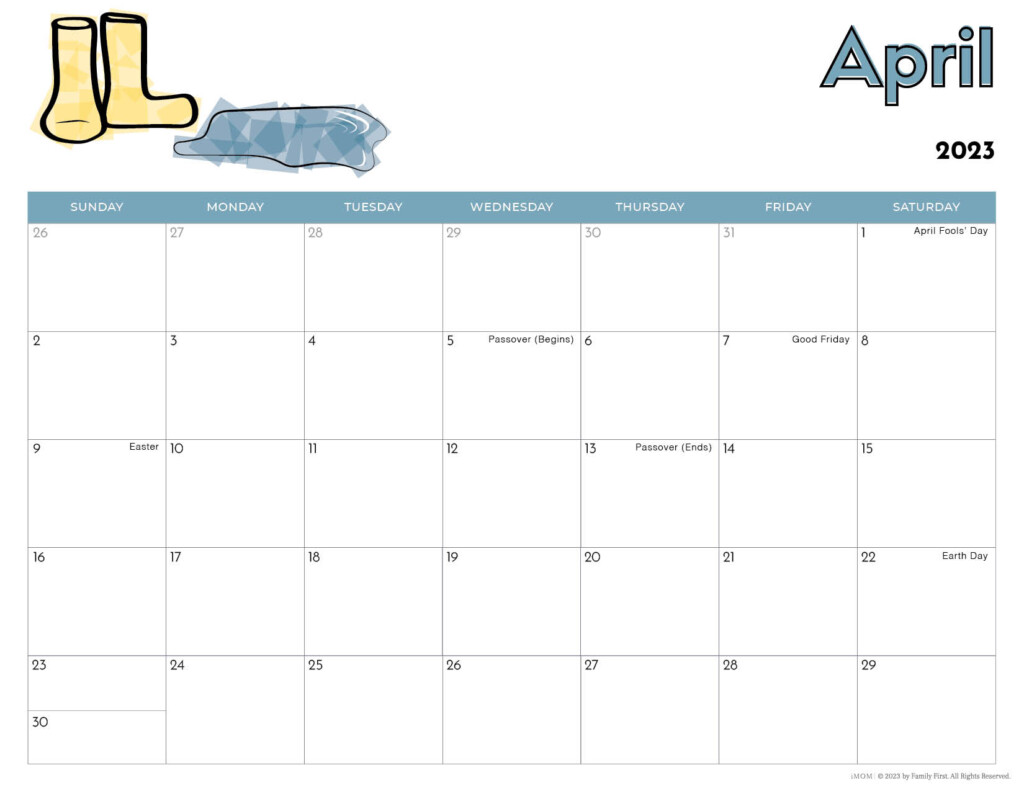 2023 Printable Calendars For Kids IMOM