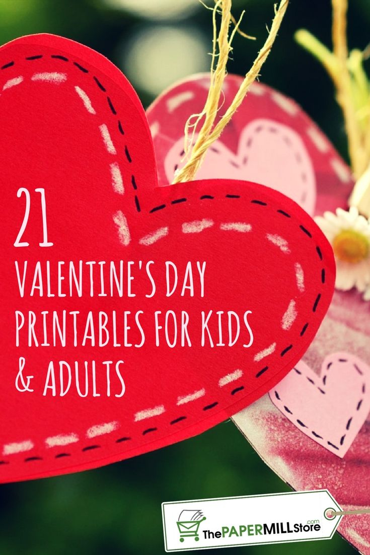 21 Free Printable Valentine s Day Cards For Kids Adults The Paper 
