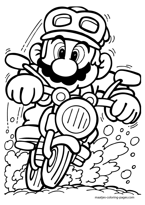 22 Dibujos De Mario Kart Para Colorear Oh Kids Page 1