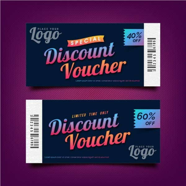 26 Discount Voucher Templates PSD AI InDesign Free Premium 